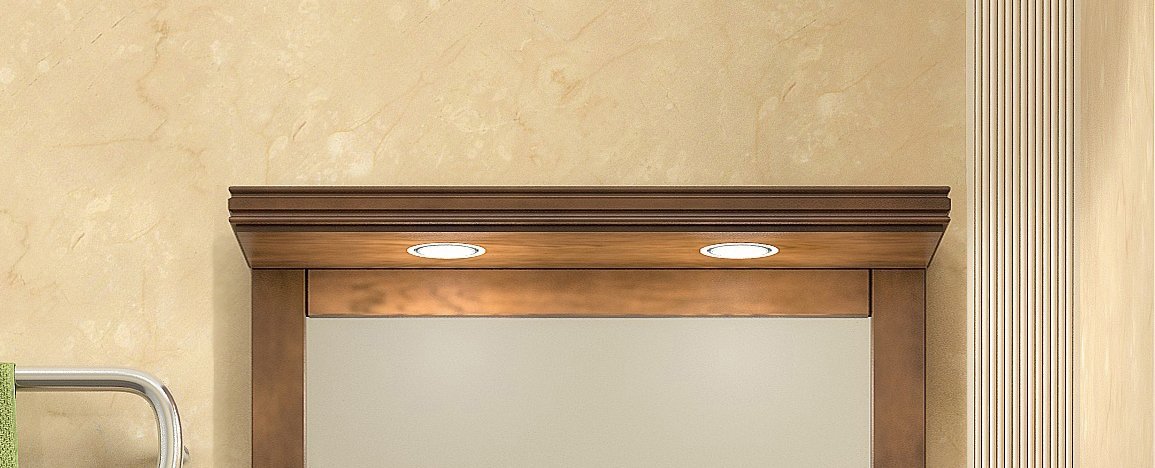 Зеркало Opadiris Мираж 80 светлый орех Z0000006875 - 3