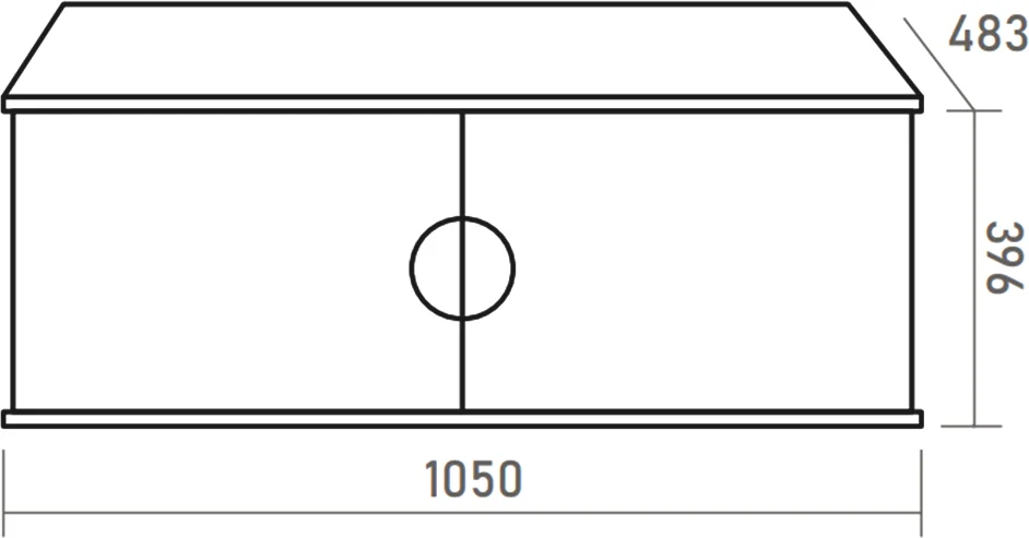 Тумба под раковину Brevita Richard 105 черно-белый  RICH-06105-24-01 - 5