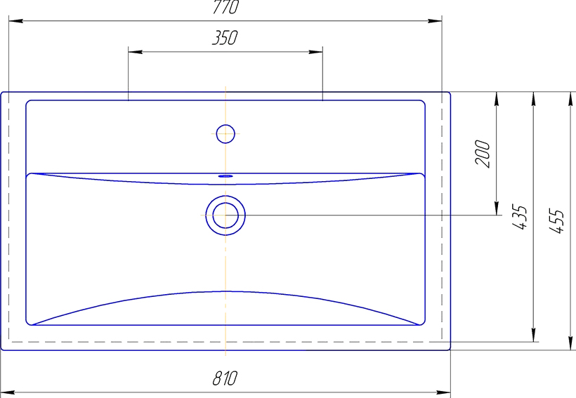 Тумба с раковиной Aqwella Manchester 80 напольная - 7