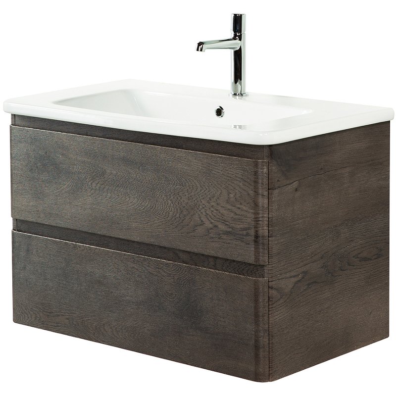 Комплект мебели BelBagno Albano 80 темное дерево нее - 2