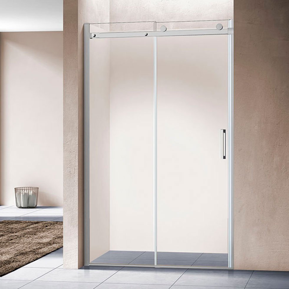 Душевая дверь в нишу Vincea Como VPS-1C140CL 140 см, хром, стекло прозрачное - 0