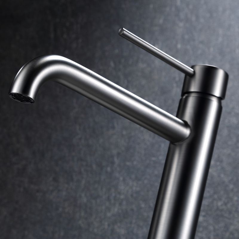 Смеситель для раковины Black&White Universell черный матовый 7600U - 2