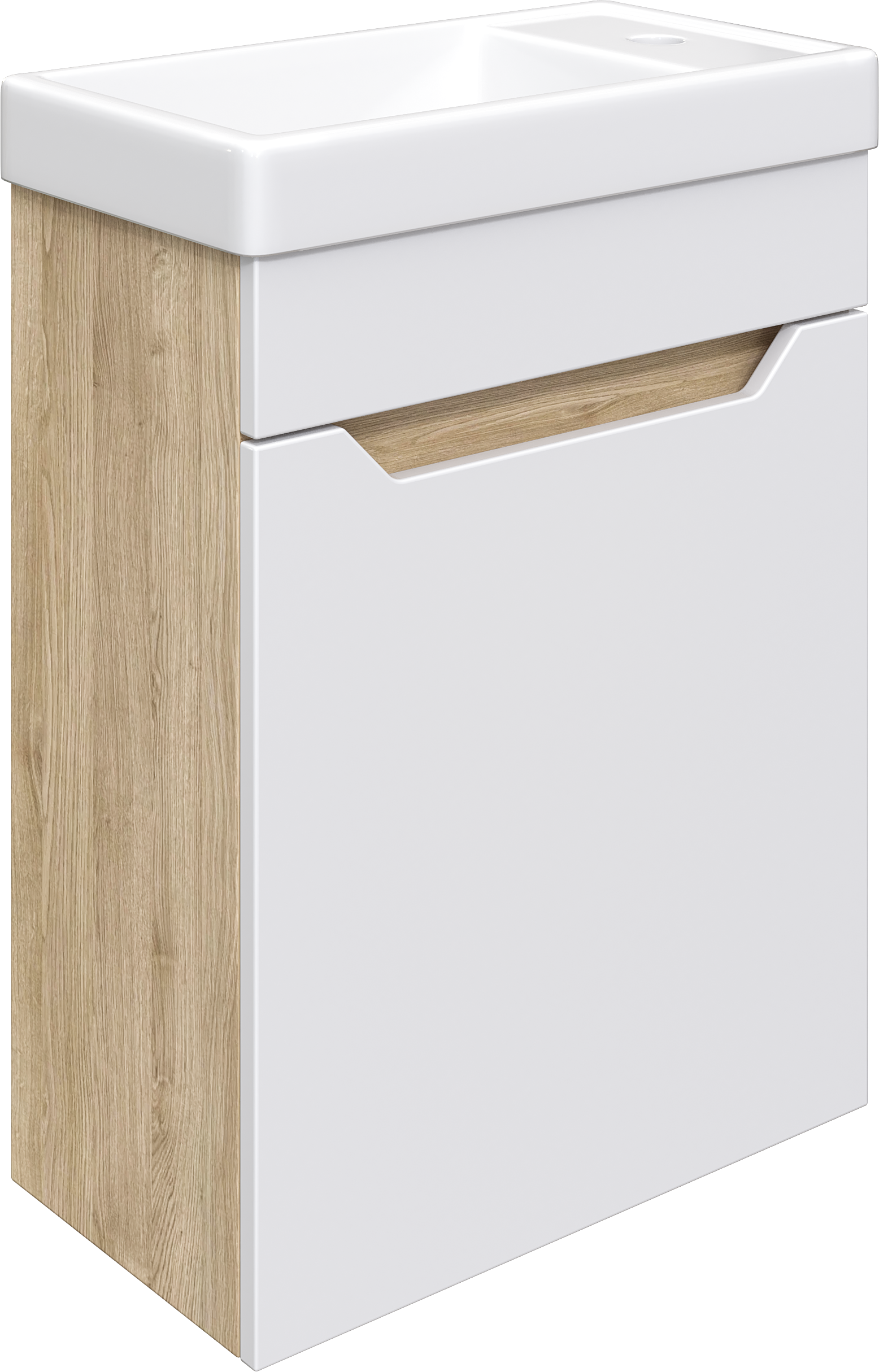 Тумба с раковиной DIWO Архангельск 40 дуб сонома, подвесная 569573 - 7