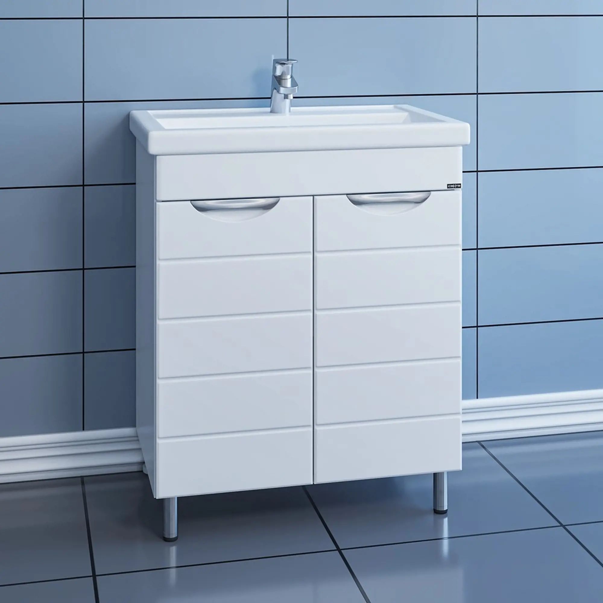 Тумба для комплекта СанТа Родос 70 белый 206018 - 2