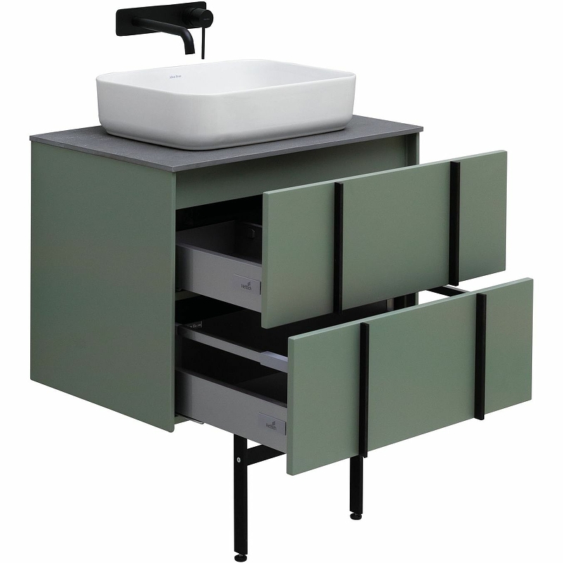 Тумба под раковину Allen Brau Reality 70 серо - зеленый матовый 1.32004.CGM - 19
