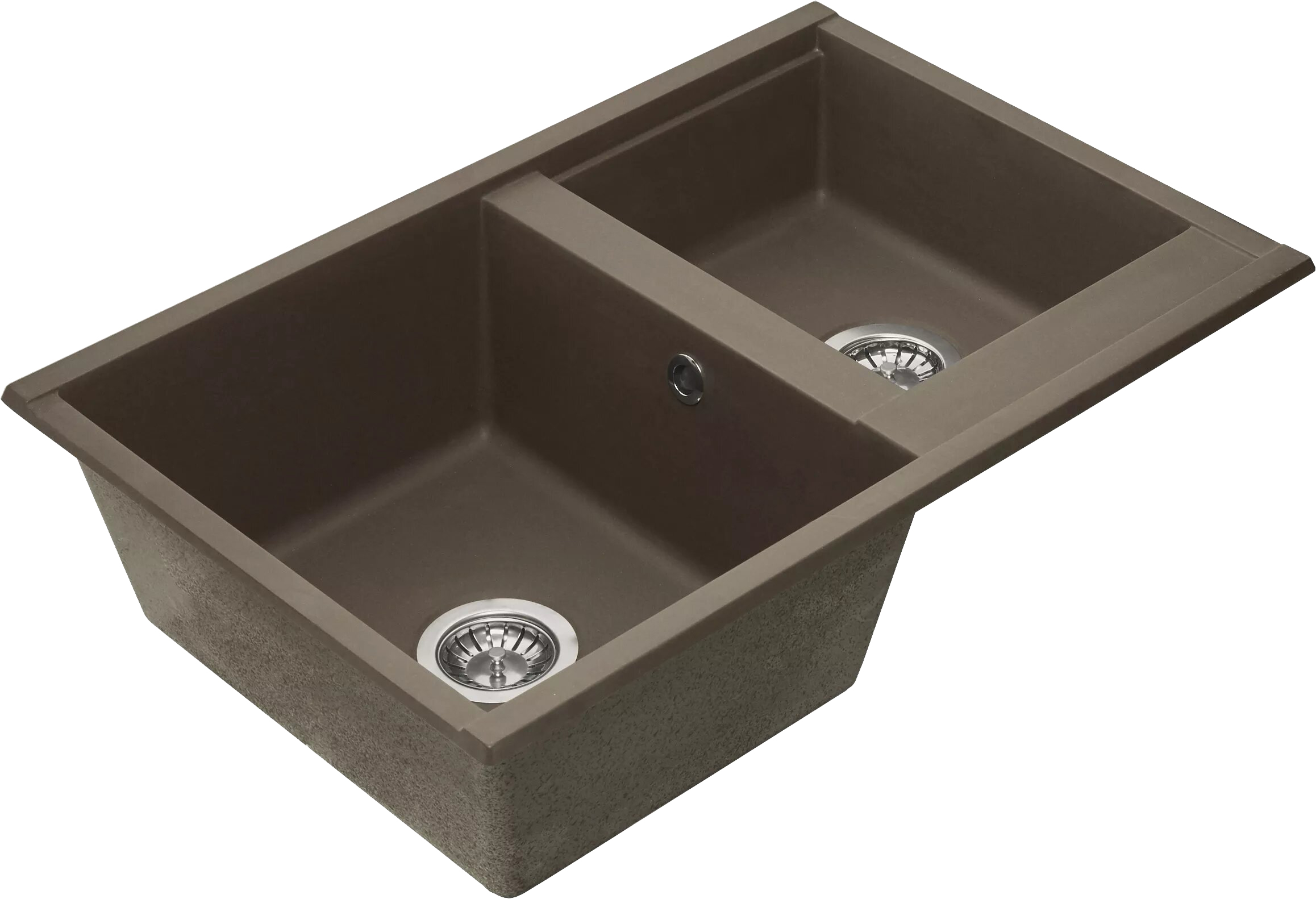 Мойка кухонная AQUATON Делия 78 DBL кофе 1A723132DE280 - 1