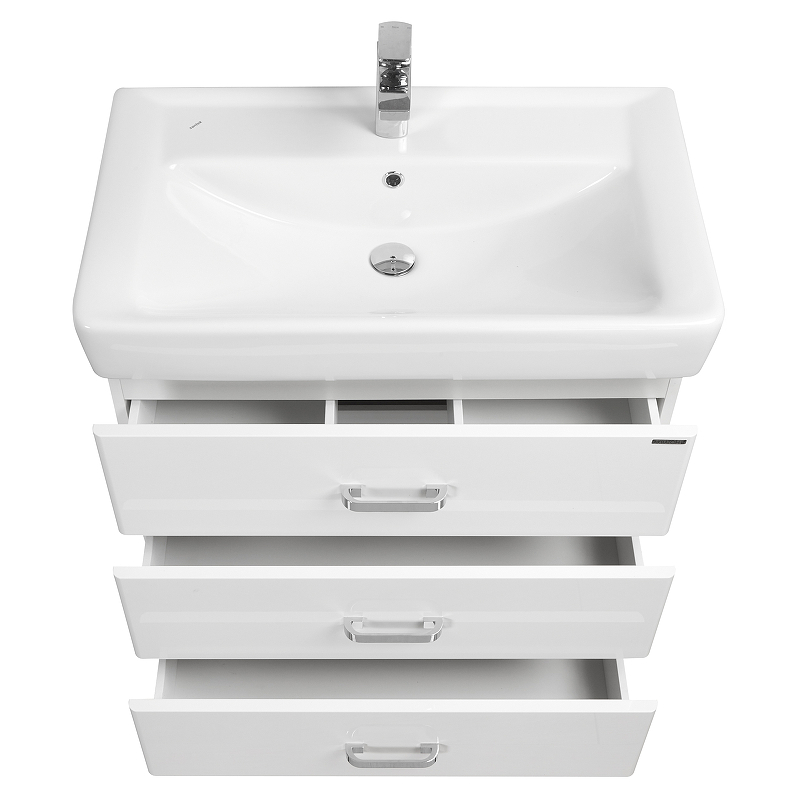 Комплект мебели напольный Aquaton Америна 70 М белый глянцевый - 4