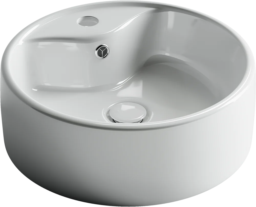 Раковина накладная Ceramica Nova Element 40х40 белый CN5027 - 0