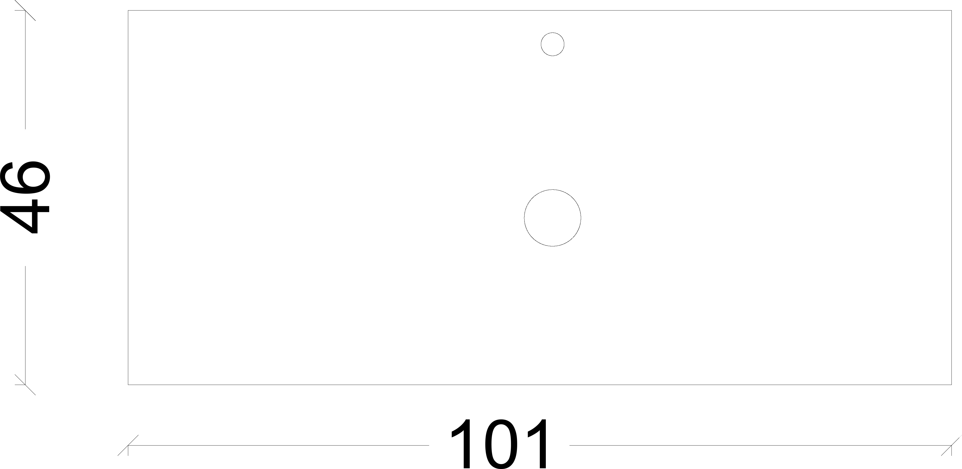 Столешница под раковину Armadi Art Vallessi 100 черный 840-100-А - 1