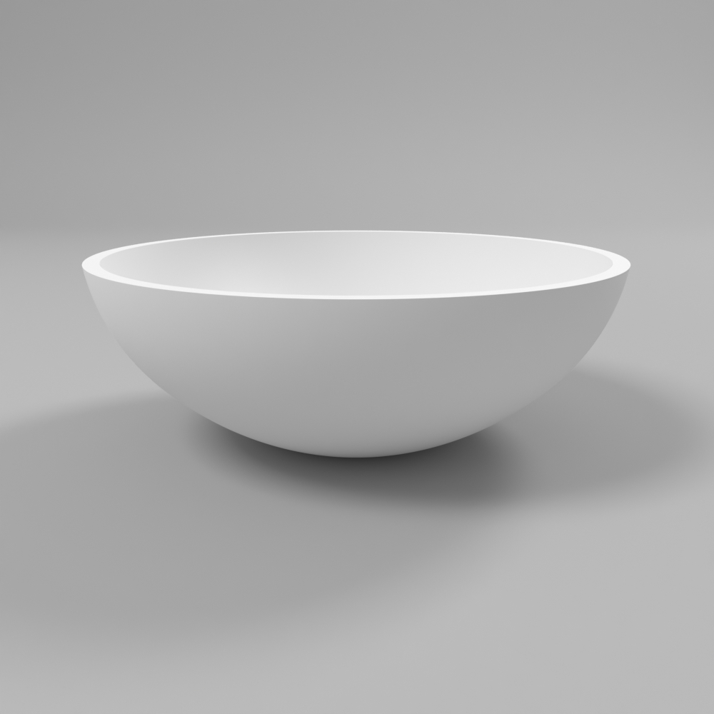 Раковина накладная Whitecross Cornelian 43х43 белый матовый 0714.043043.200 - 3