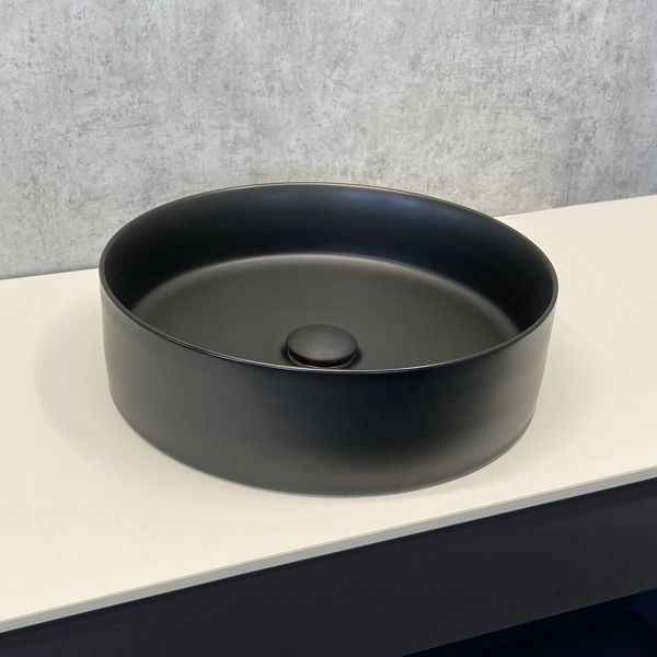  Раковина Comforty 9110 MB матовая черная 00-00002766 - 1