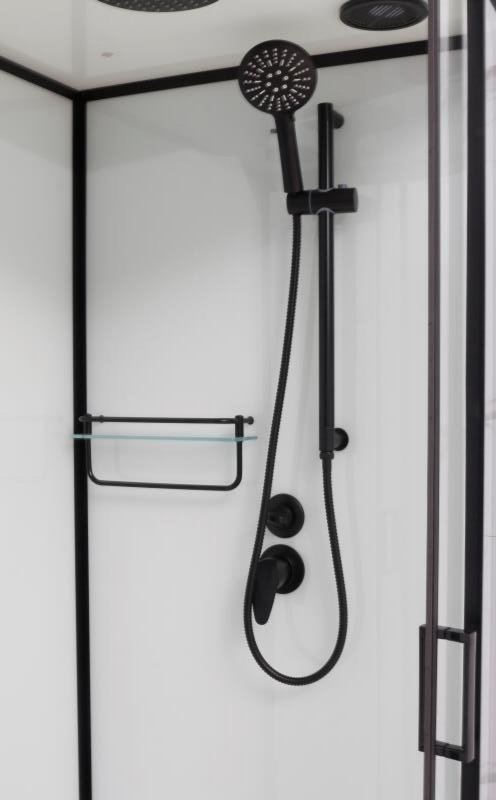 Душевая кабина Frank F410 Black низкий поддон 140144 - 1