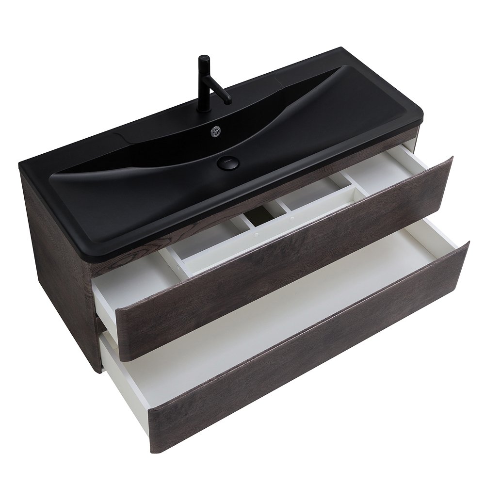 Комплект мебели BelBagno Albano 120 темное дерево - 9