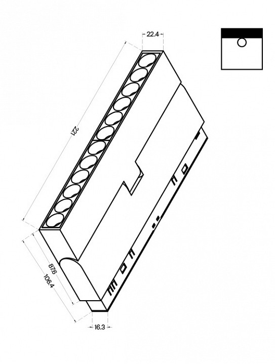 Накладной светильник Maytoni Points rot TR033-2-12W3K-B - 2