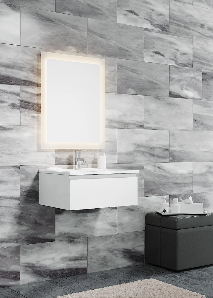 Тумба с раковиной Sanvit Авеню-1 60 белая глянцевая - 1