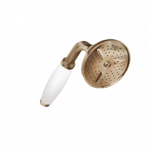 Душевая лейка Cezares бронза, ручка белая  CZR-D2FC3-02 - 0