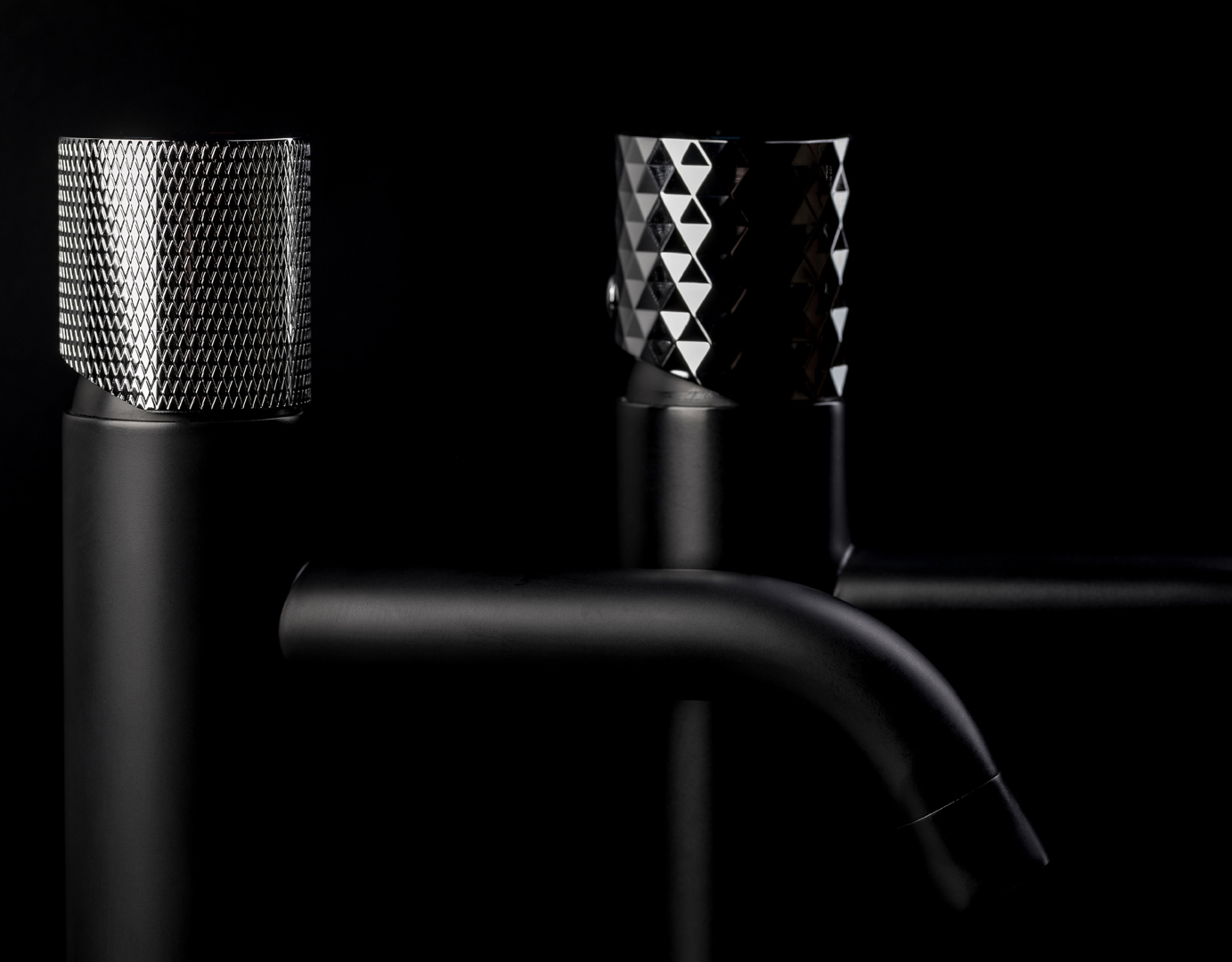 Смеситель Boheme Stick 121-BCR.2 для раковины, black touch chrome - 2