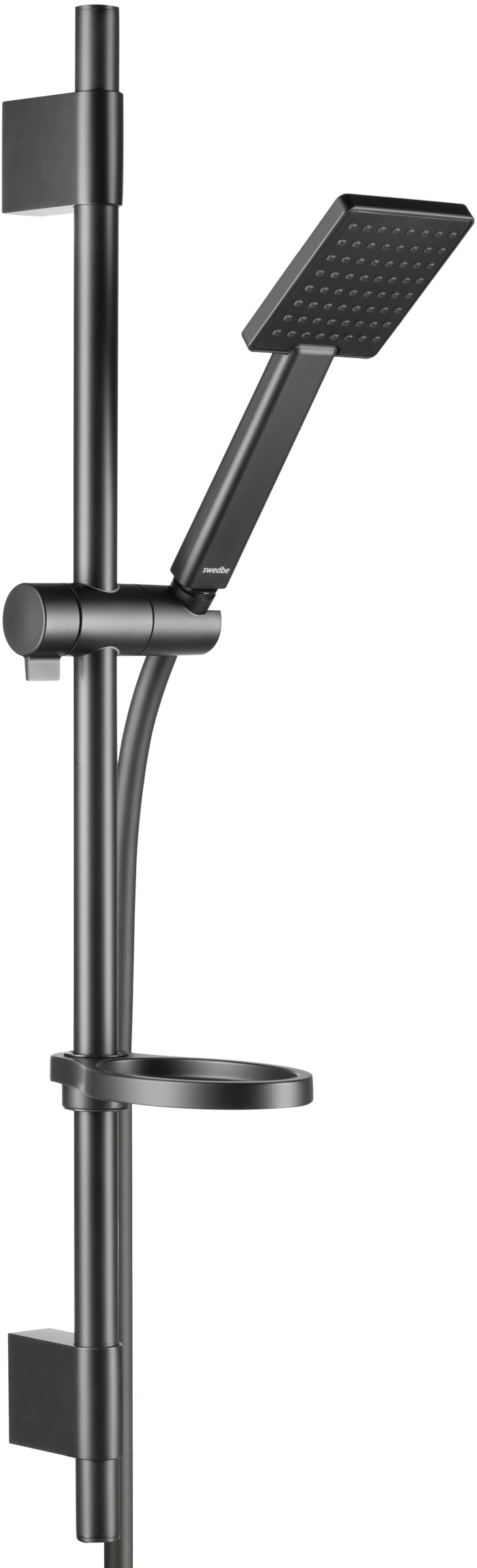 Душевой гарнитур Swedbe Hermes черный матовый  5113B - 1