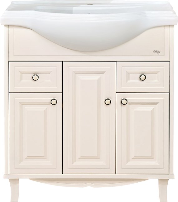 Мебель для ванной Misty Шармель 80 светло-бежевая эмаль - 2