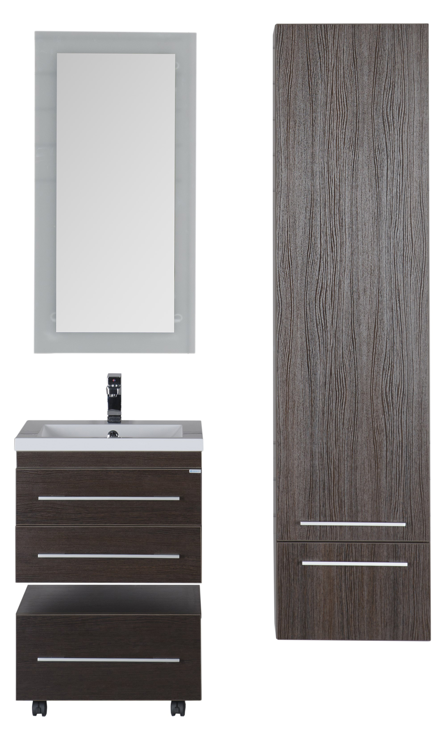 Тумба Aquanet Нота 58 подкатная венге 00170744 - 22