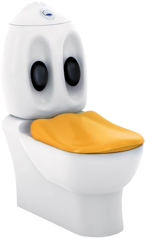 Чаша для унитаза-компакта Creavit Ducky DC360 с биде DC360-00CB00E-0000 - 2