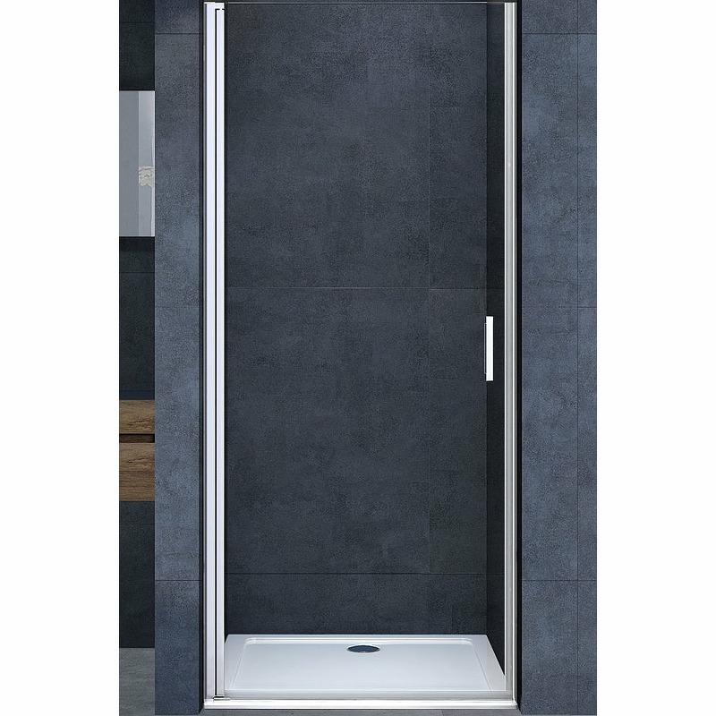 Душевая дверь Vincea Alpha 85 хром стекло прозрачное VDP-3AL850CL - 0