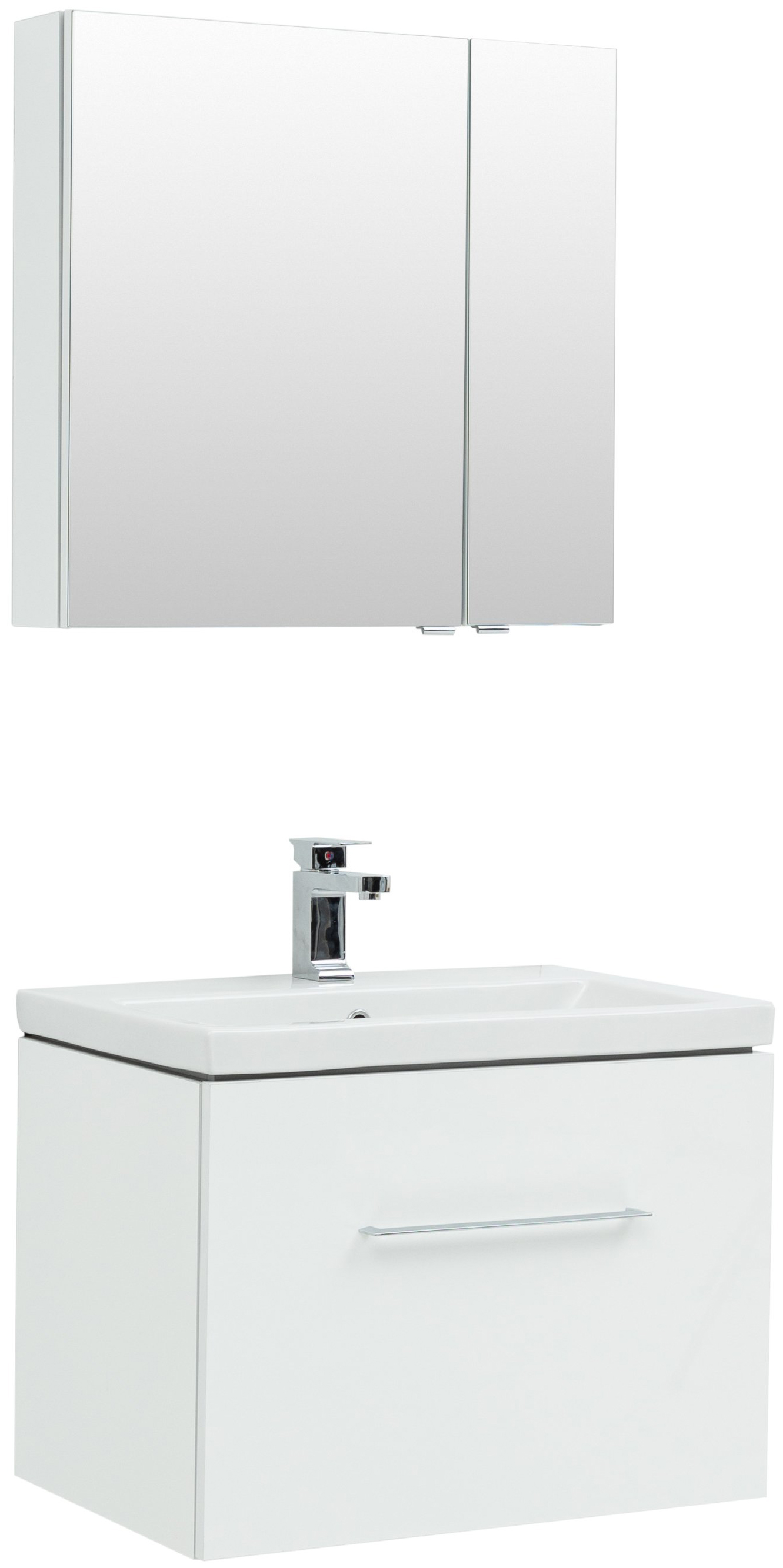 Зеркало-шкаф Aquanet Порто 70 белый 241748 - 1