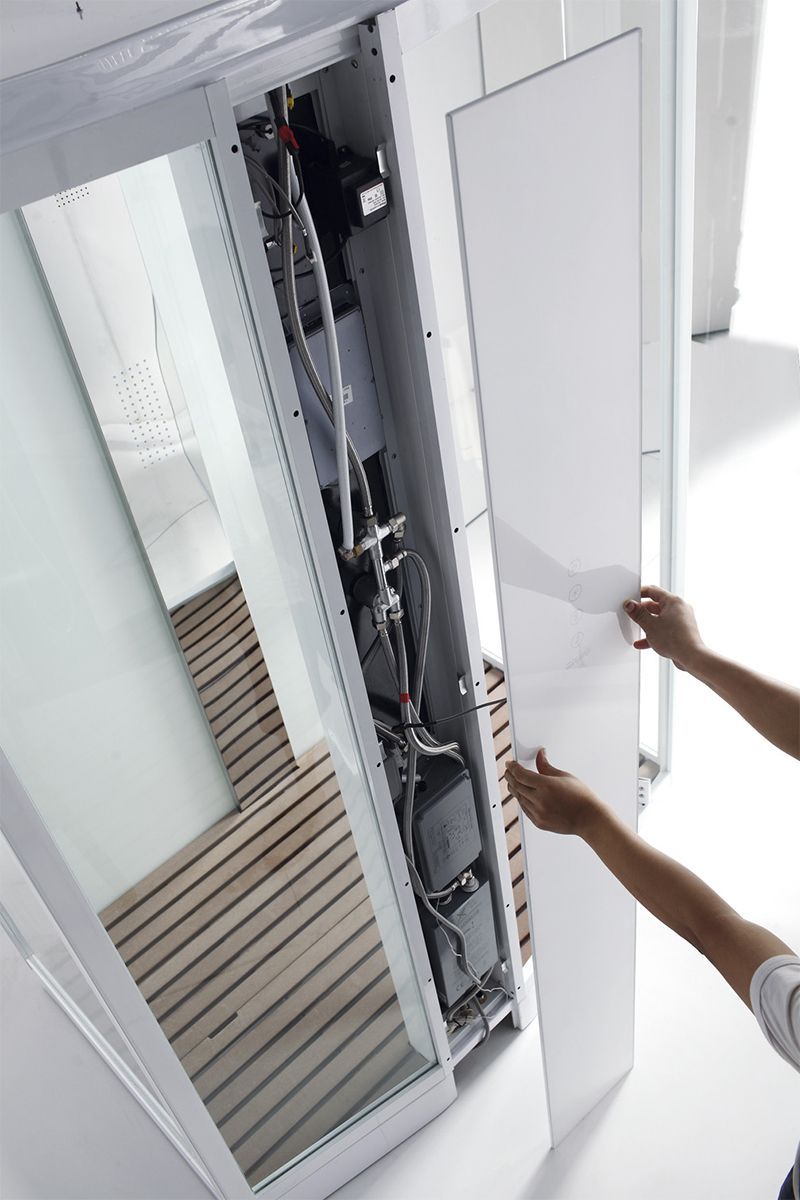 Душевая кабина Orans SR-89105LS белая, с баней - 5