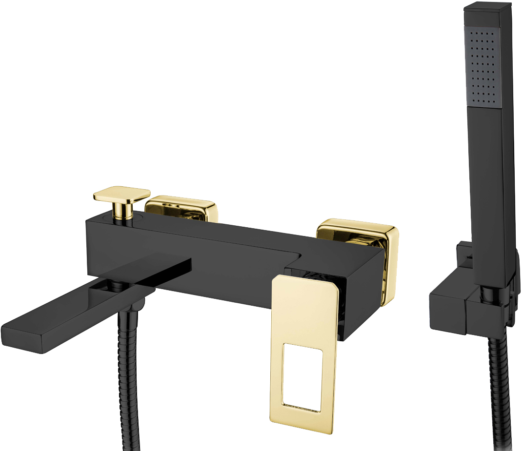 Смеситель Boheme Q 143-BG для ванны с душем - 0