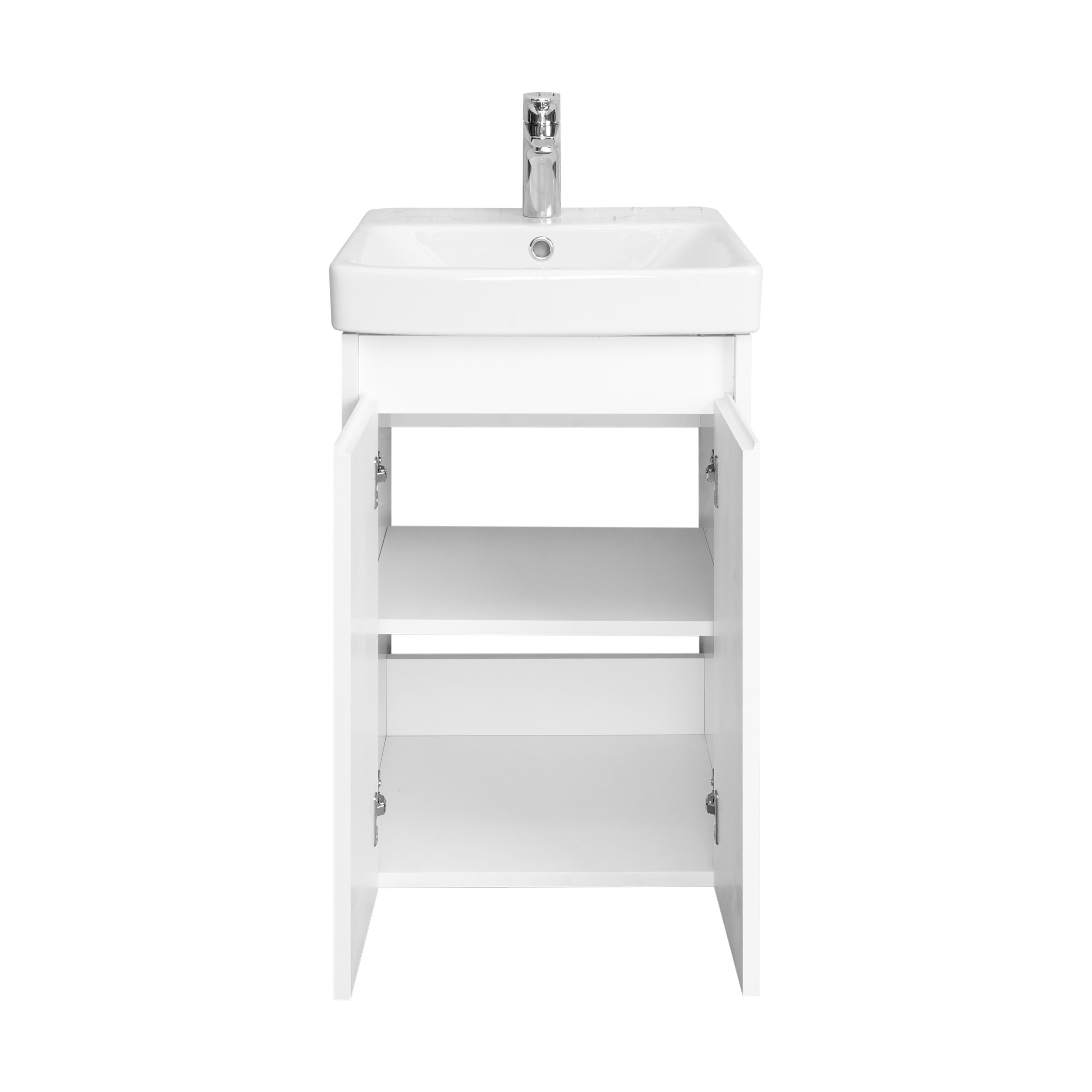 Тумба под раковину Aquaton Сканди Doors 45 белый  1A278701SD010 - 5