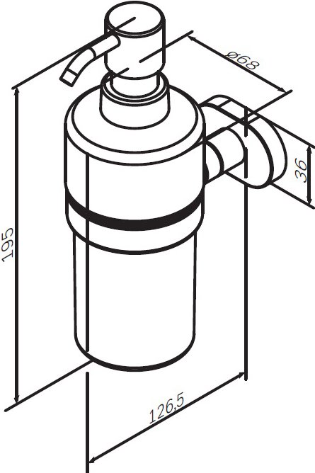 Дозатор AM.PM Sense L A7436900 - 1