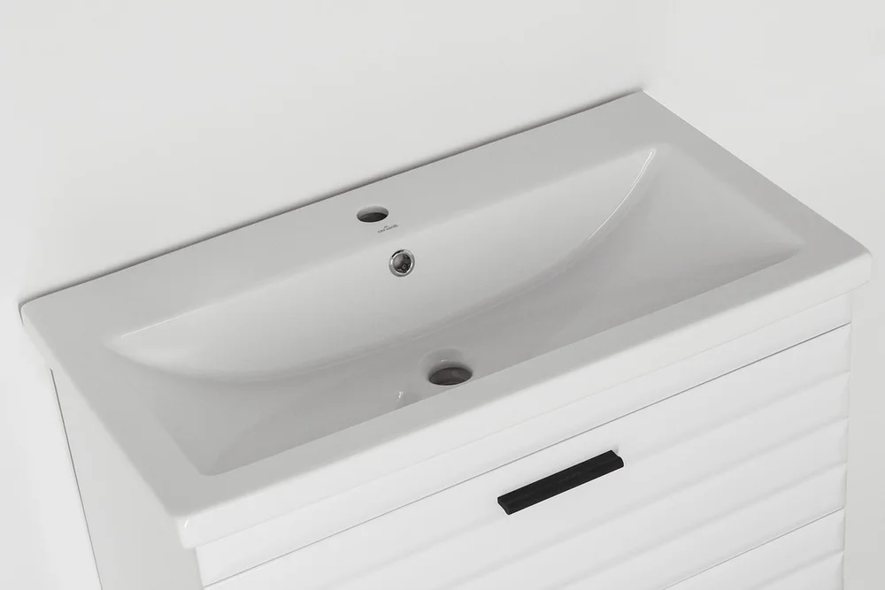 Мебельная раковина Stella Polar Сомо 80 белый UM-COM80/1 - 1