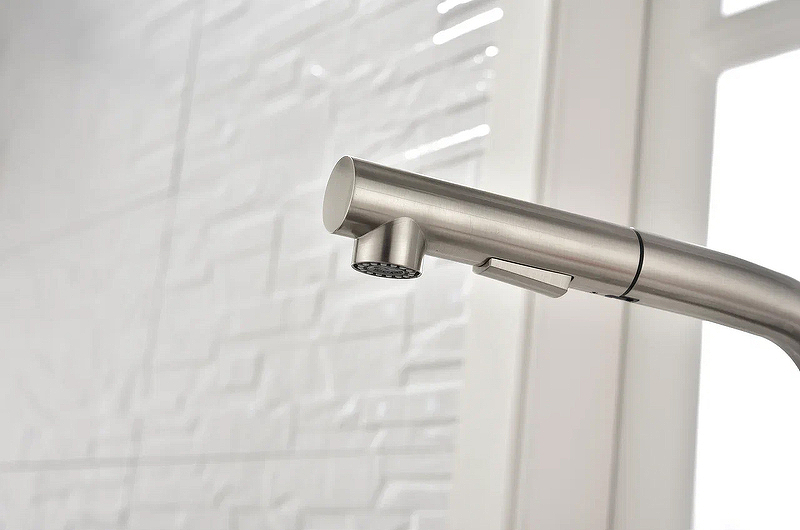 Смеситель для кухни Paulmark Neo сталь Ne214419-Ni - 10