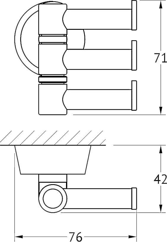 Крючок Fbs Vizovice  VIZ 047 - 1