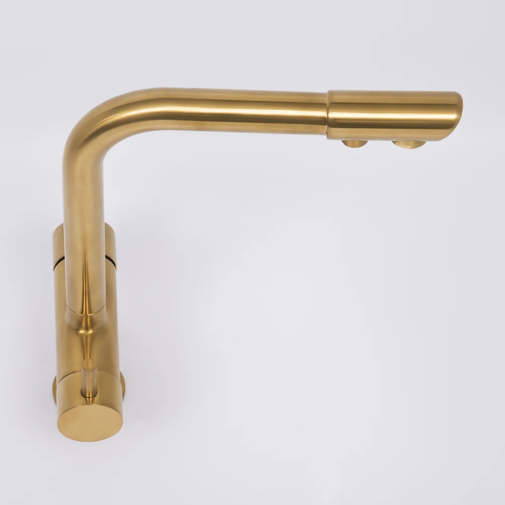 Смеситель для кухни Wasserkraft золото матовый A8387 - 2