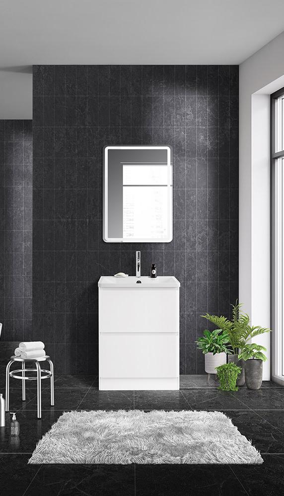 Тумба с раковиной BelBagno Albano 60 белый - 7
