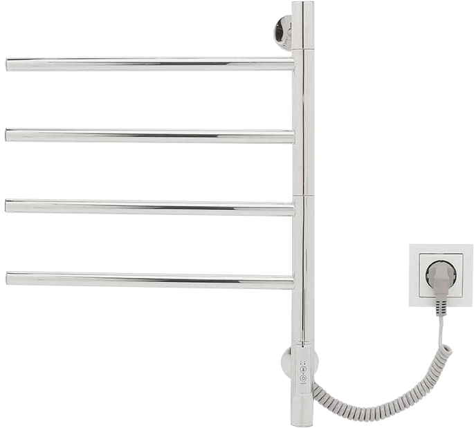 Полотенцесушитель электрический Vincea 43x60 хром VTD-1S1CE - 0