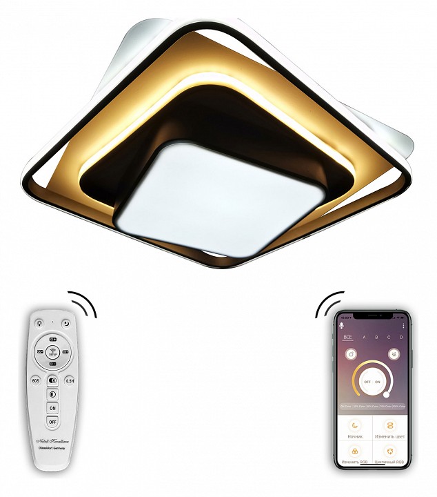 Потолочный светодиодный светильник Natali Kovaltseva 81038/4C - 6