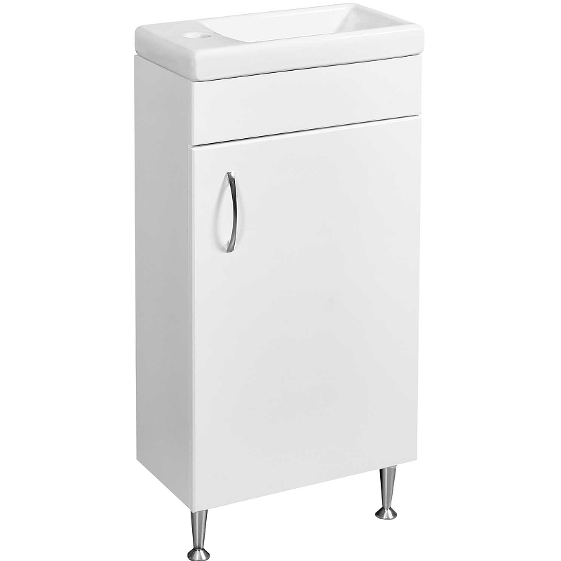 Тумба под раковину Stella Polar Концепт Сомо 40 белый SP-00000232 - 0