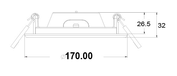 Встраиваемый светодиодный светильник Maytoni Stockton DL016-6-L12W - 3