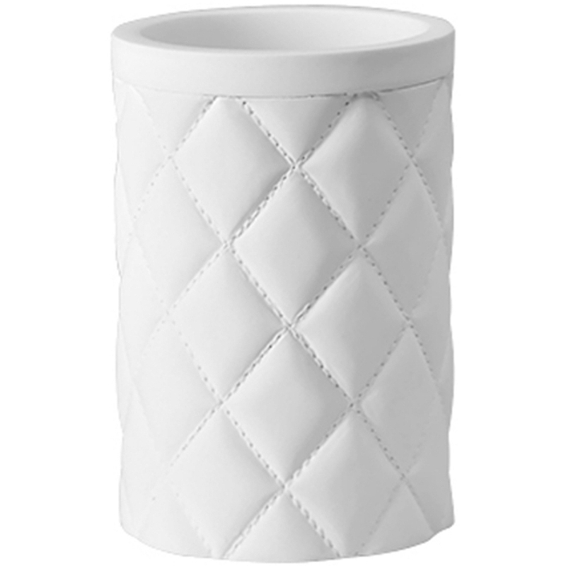 Стакан для зубных щеток WasserKRAFT Havel белый K-7428 - 0