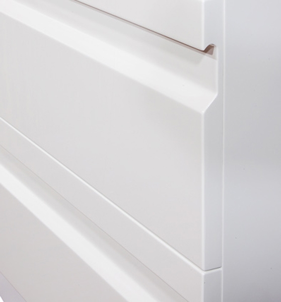 Шкаф-пенал SanVit Тема 35 R белый глянец ptemaR - 1