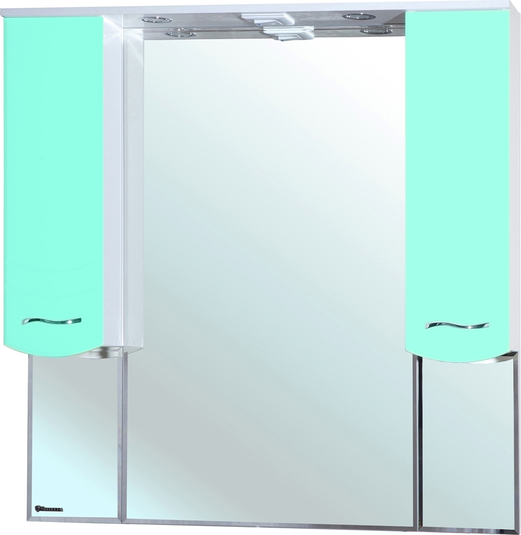 Мебель для ванной Bellezza Мари 105 белая/салатовая - 3