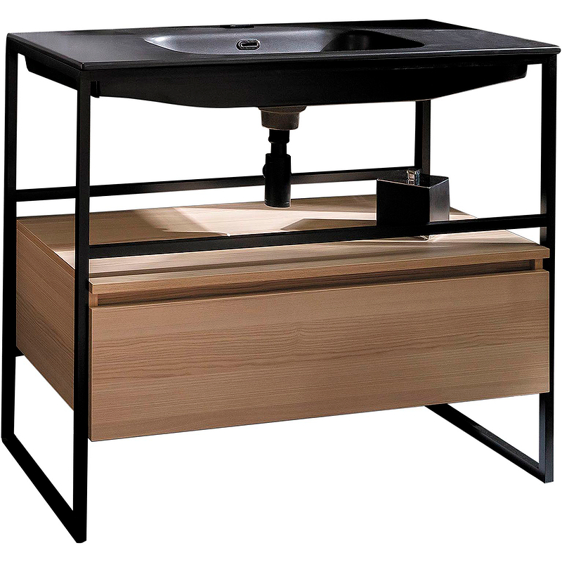 Консоль под раковину Armadi Art Loft 100 черный 893-100 - 0