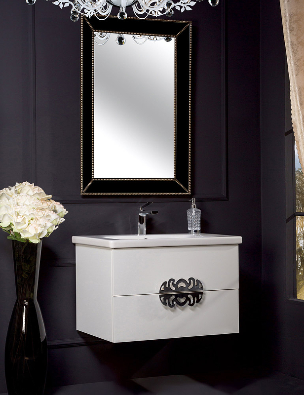 Тумба под раковину Armadi Art NeoArt 80 раковина моноблок белый 830-080-WH - 2