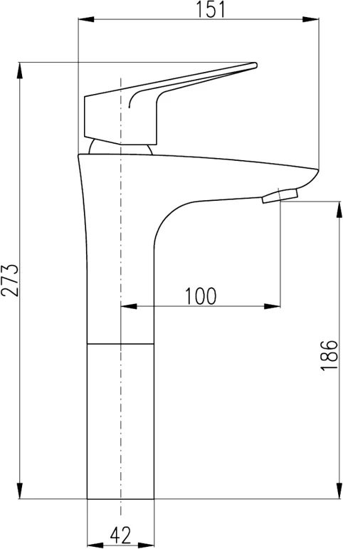 Смеситель для раковины Rav Slezak Victoria хром VI230.5 - 1