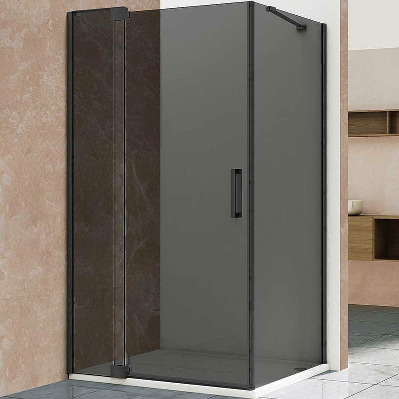 Душевой уголок Vincea Extra 120х90 черный стекло тонированное VSR-1E111290CGB - 0