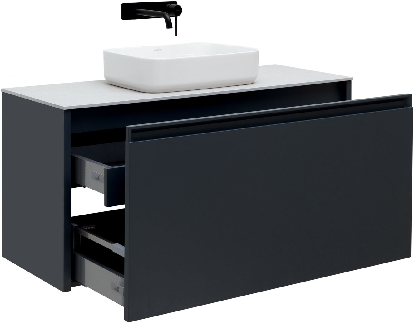 Тумба под раковину Allen Brau Fantasy 120 черный матовый 1.11006.AM - 5
