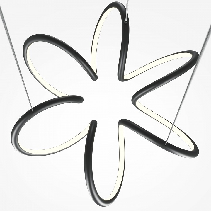 Подвесной светильник Maytoni Curve MOD241PL-L60BK - 1