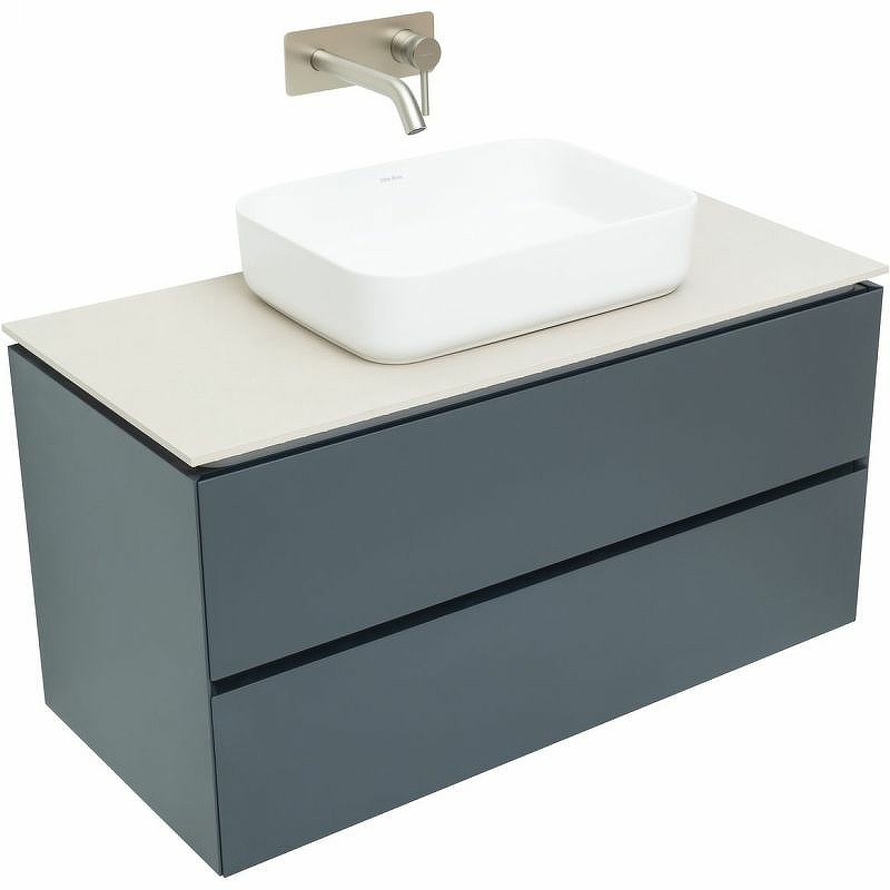 Тумба под раковину Allen Brau Infinity 100 черный матовый 1.21003.AM - 4